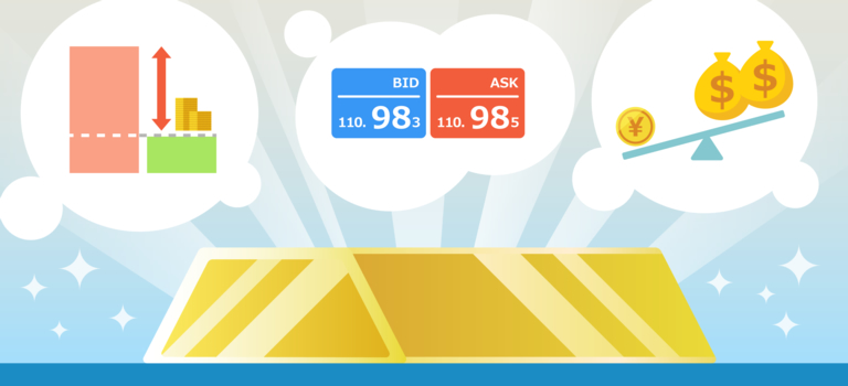 海外FXでゴールドを取引する口座の選び方のポイント