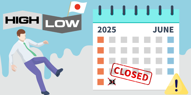 ハイローオーストラリアは2025年6月30日に日本向けサービス撤退