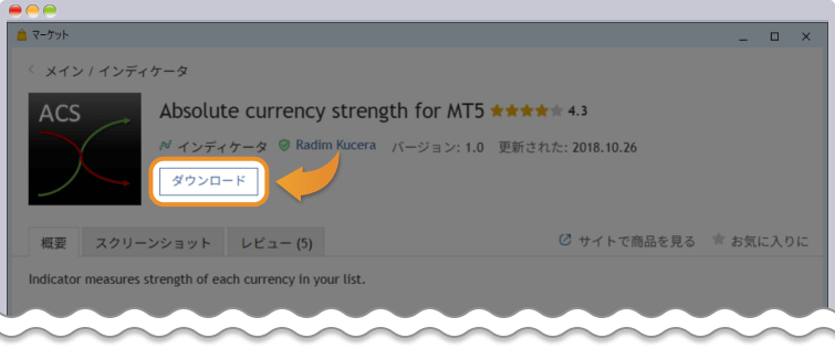 Absolute Currency Strengthをダウンロード