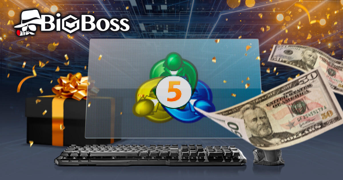BigBoss MT5リリース記念！MT5で取引するだけで$50をプレゼント！