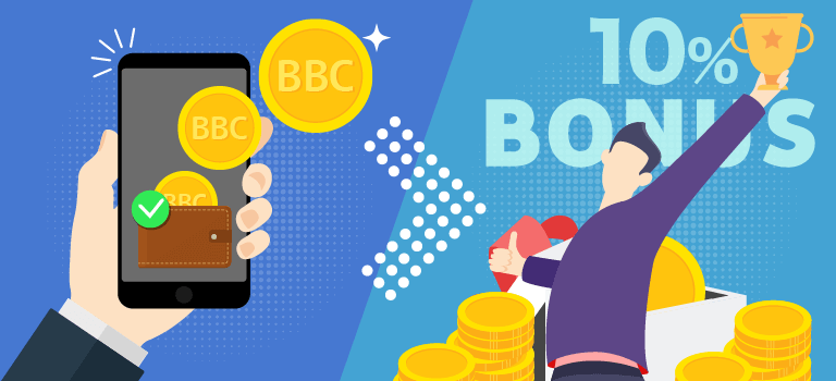 BBC（BigBossコイン）で入金するとさらに10％UP！