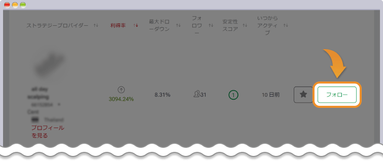 myHFエリア ストラテジー口座をフォローする