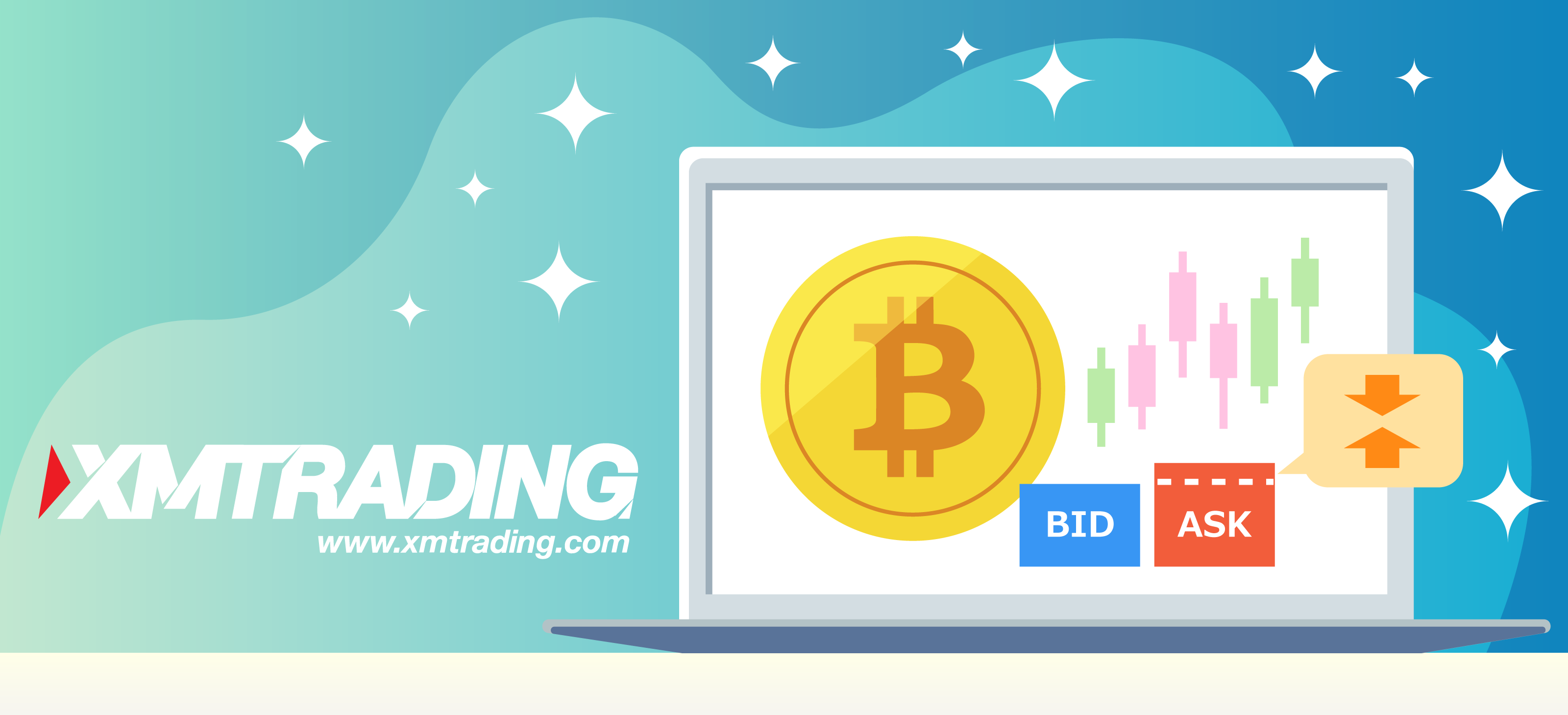 XM Tradingが仮想通貨のスプレッド縮小を発表