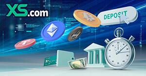 仮想通貨入金はXS.com（エックスエス）が最速！本当に他社よりも早い？