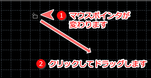 MetaTrader4 長方形作成画面