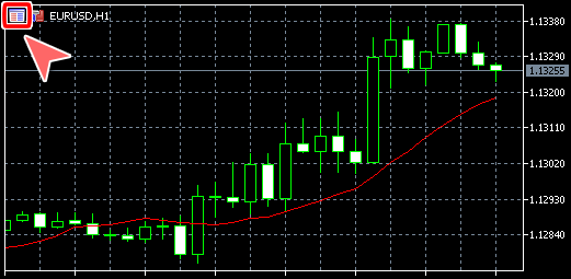 チャートウインドウからの「板注文画面」表示設定画面1